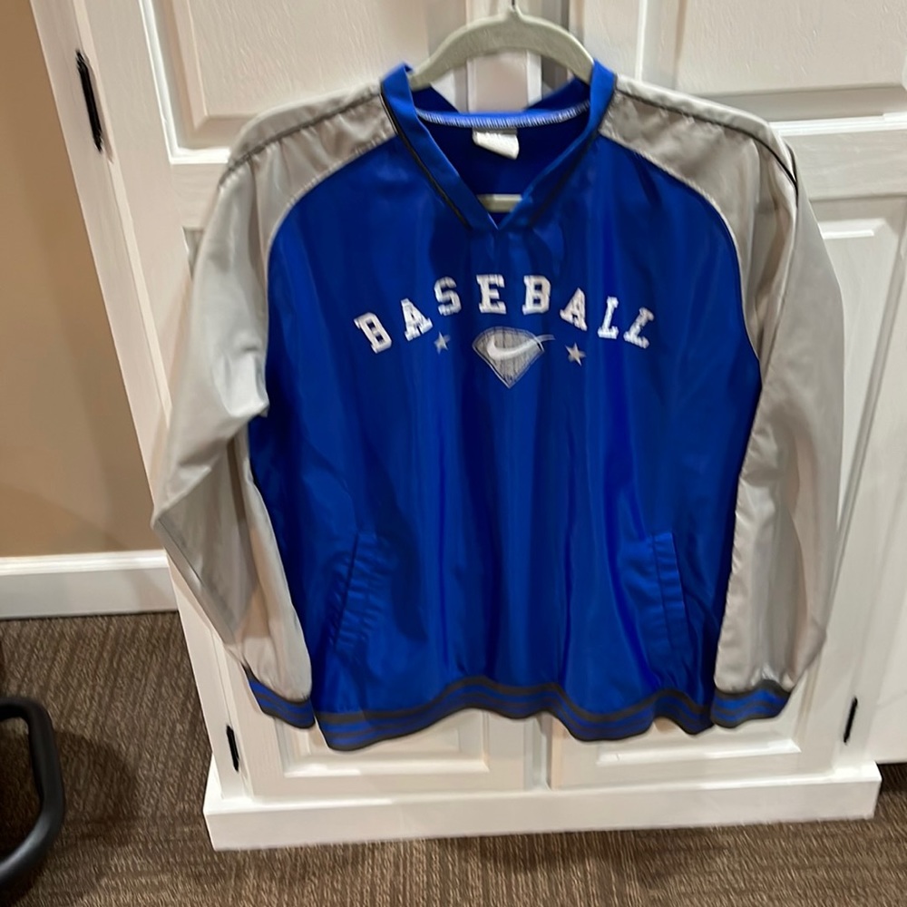 Lightweight (rain resistant material) Baseball Coverup / Shirt